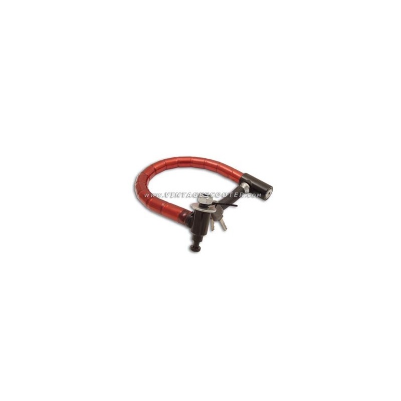Antivol spécial Vespa fixation guidon/chassis Antivol spécial Vespa fixation guidon/chassis